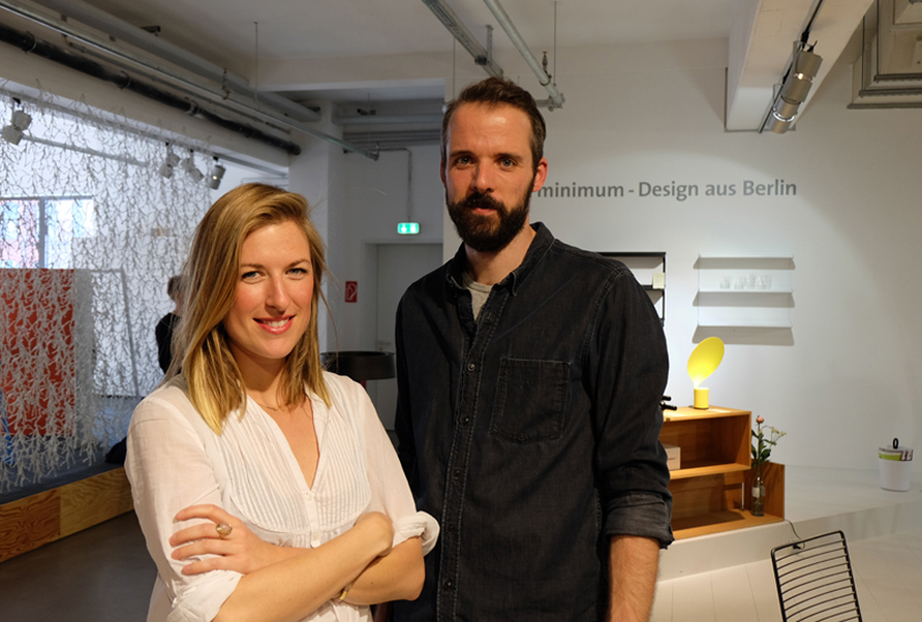 Nina Uhlemeyer and Michael Hiller of minimum at Aufbauhaus, Berlin